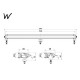 LED tālās gaismas lukturis W-LIGHT W-Ripple 530 SLIM 90W (E9 sertificēts) 1605-NS3822