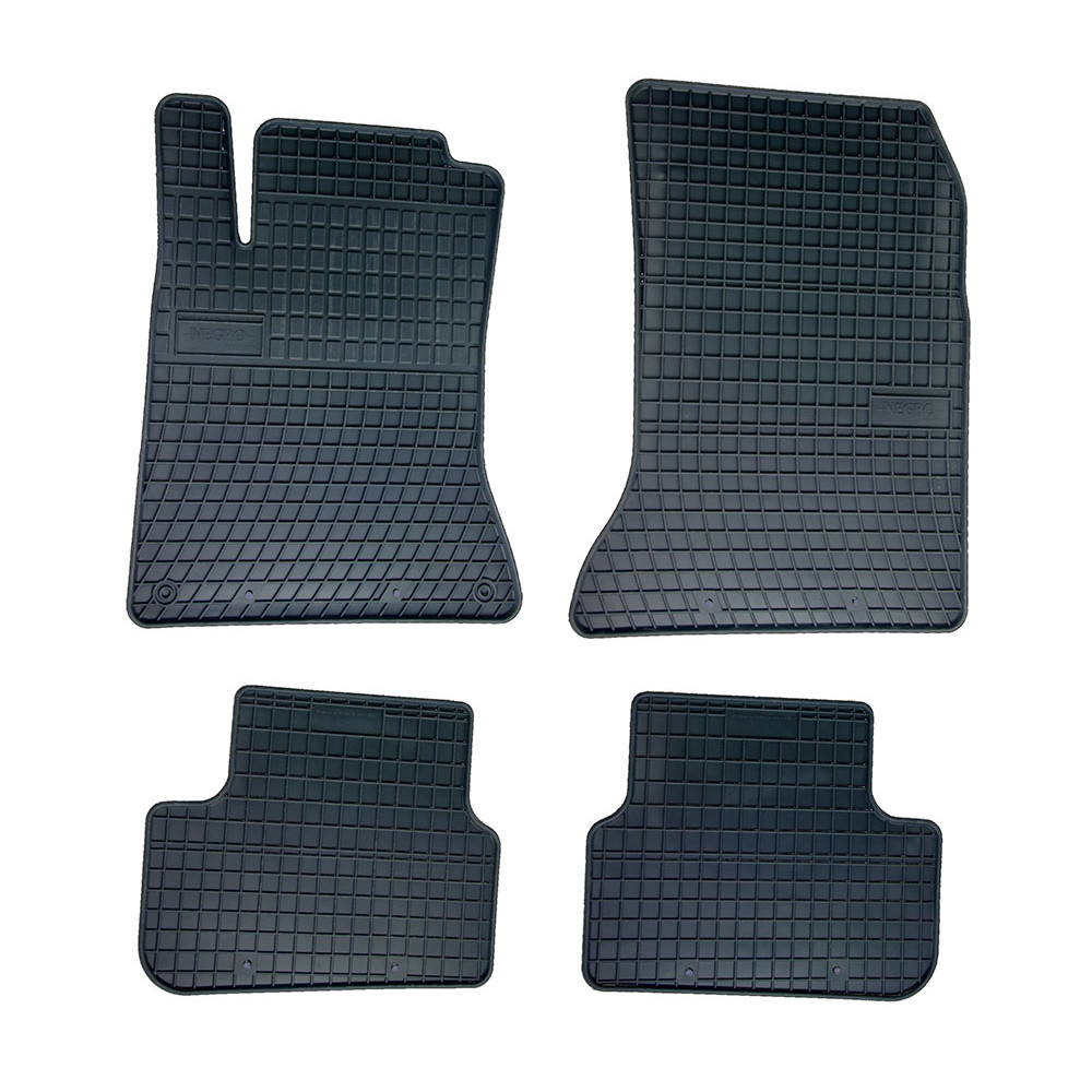 Car rubber floor mats black MB CLA-class (2013-...) NEGRO