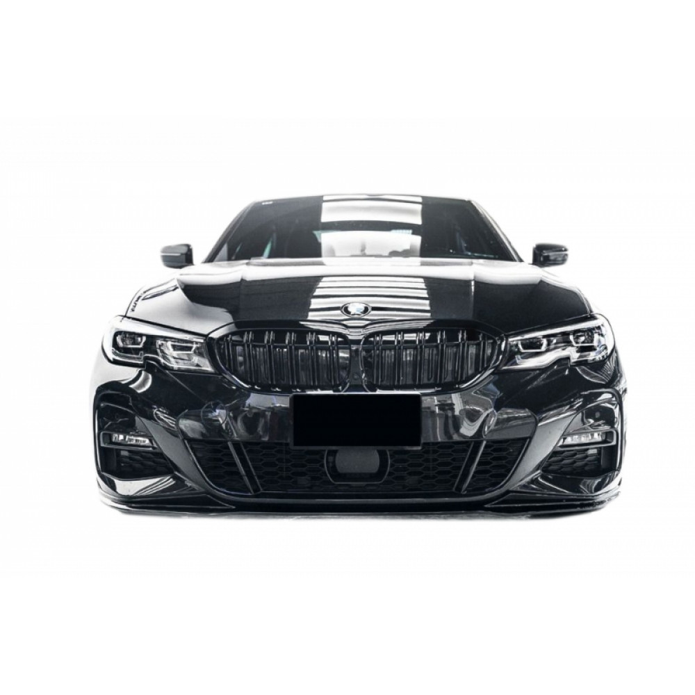 Priekšējā reste melnā glancētā BMW 3 G20/G21 Double Stripe Piano Black Gloss (2019-...) 40430