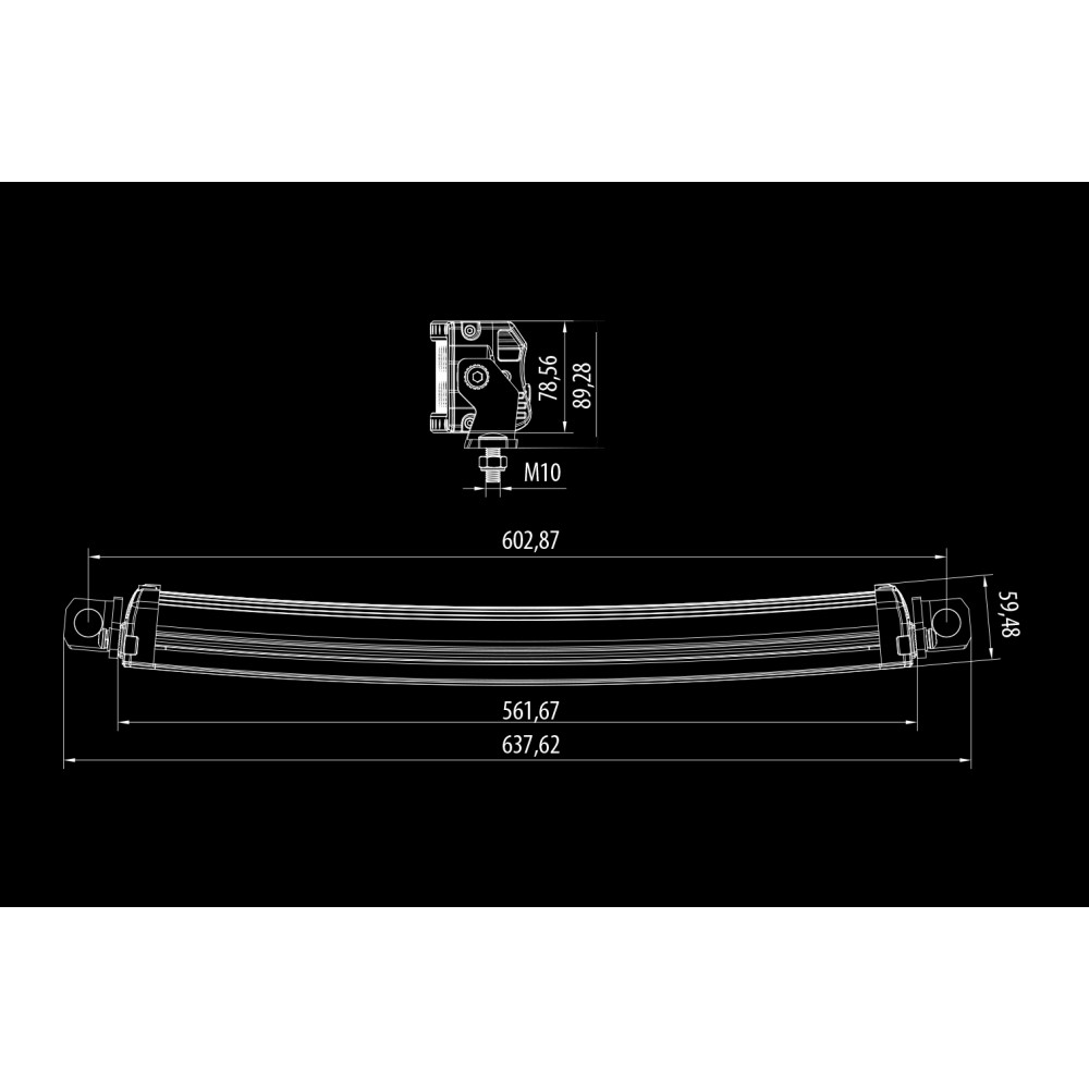 LED working light BULLPRO 200W 1603-300445 (E9)