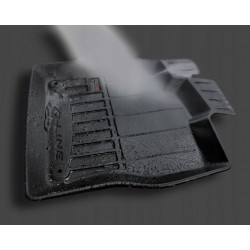 Car rubber floor mats black AUDI Q7 II (2015-...) 3D FROGUM