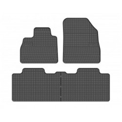 Car rubber floor mats black RENAULT EPSACE (2015-...) NEGRO