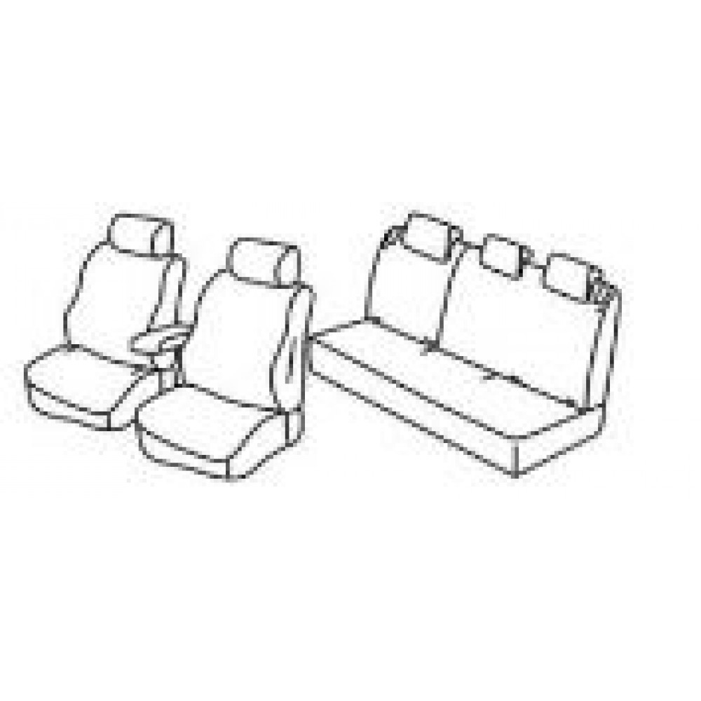 Car seat covers *HARMONY* CITROEN C3 Aircross (2017-...)