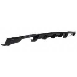 Rear bumper diffuser double BMW 3 F30/F31 Black Gloss (2012-2018)