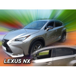 Window deflectors front and rear LEXUS NX (2014-...) 30023