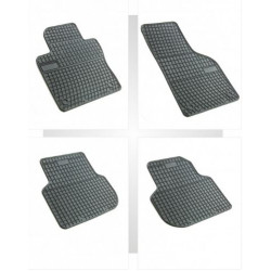 Car rubber floor mats black VOLKSWAGEN JETTA (2010-...) NEGRO