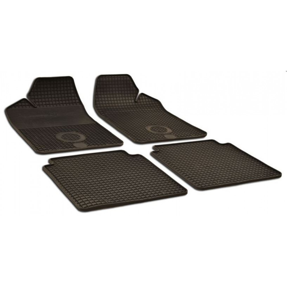 Car rubber floor mats black MB ML-class W163 (1998-2005) NEGRO