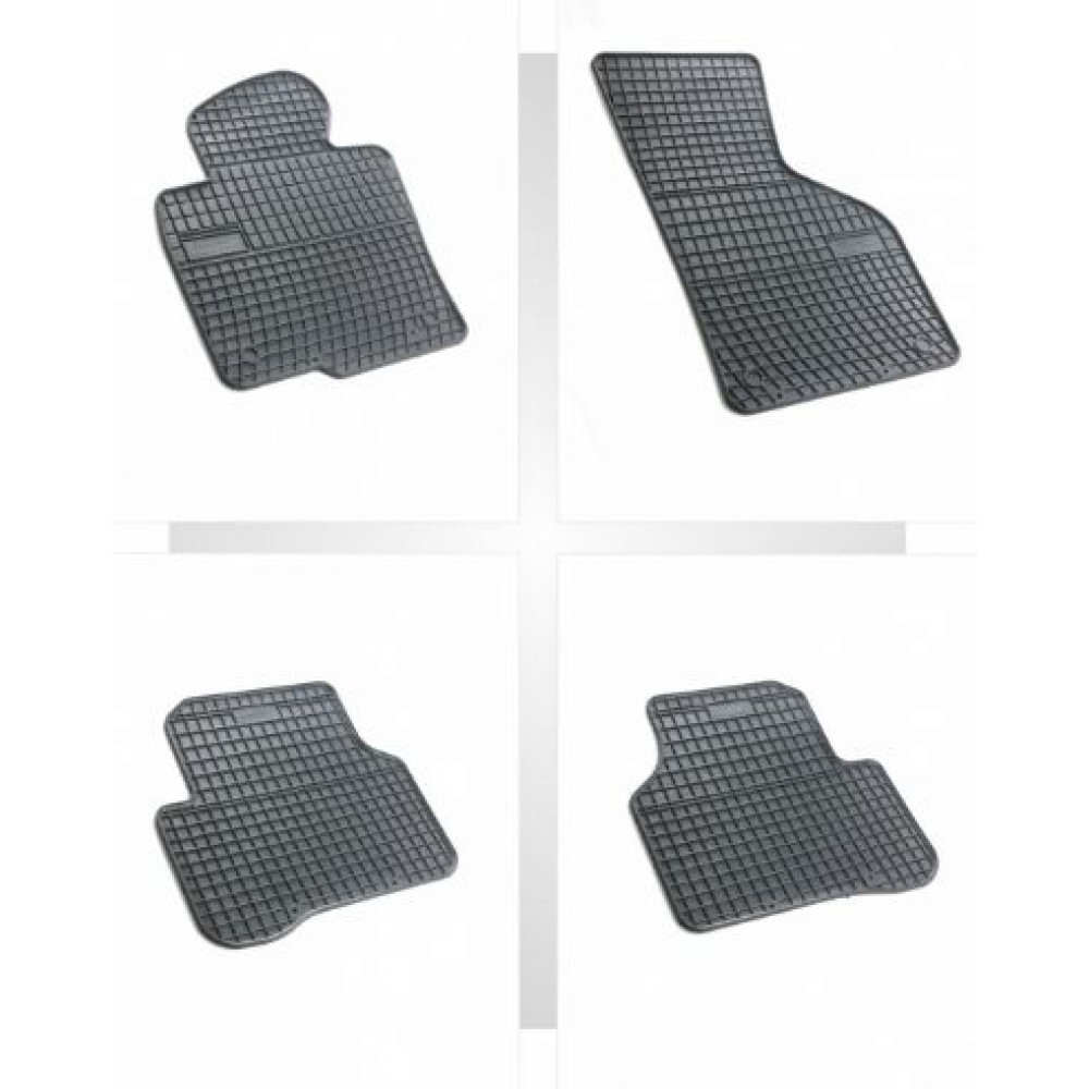 Car rubber floor mats black VW PASSAT B7 (2010-2014) NEGRO