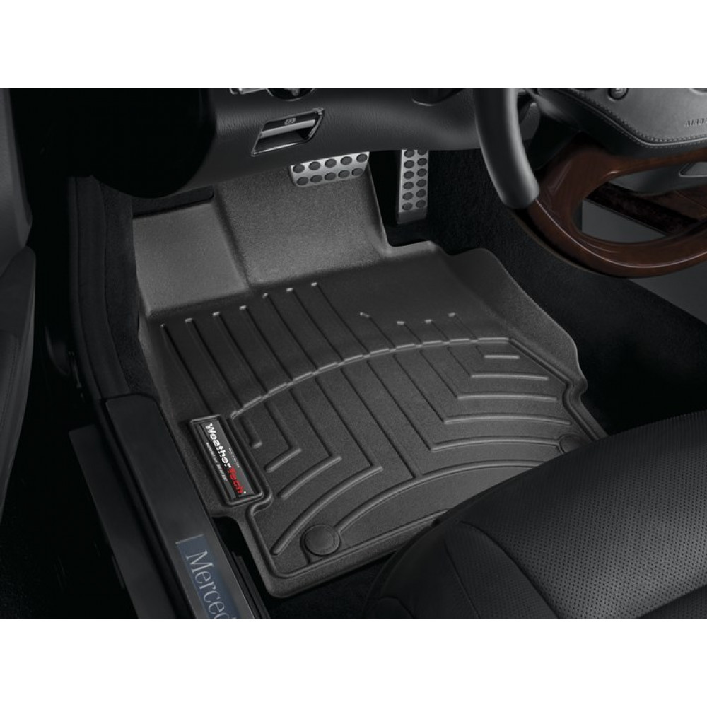 Auto paklāji melnie WEATHERTECH MB S-class W221 (2005-2013) FLOORLINER