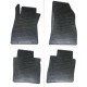 Car rubber floor mats black NISSAN PULSAR (2014-...) NEGRO