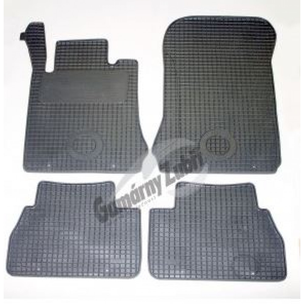 Car rubber floor mats black MB C-class W203 (2000-2007) NEGRO