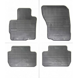 Car rubber floor mats black MITSUBISHI OUTLANDER III (2012-...) NEGRO