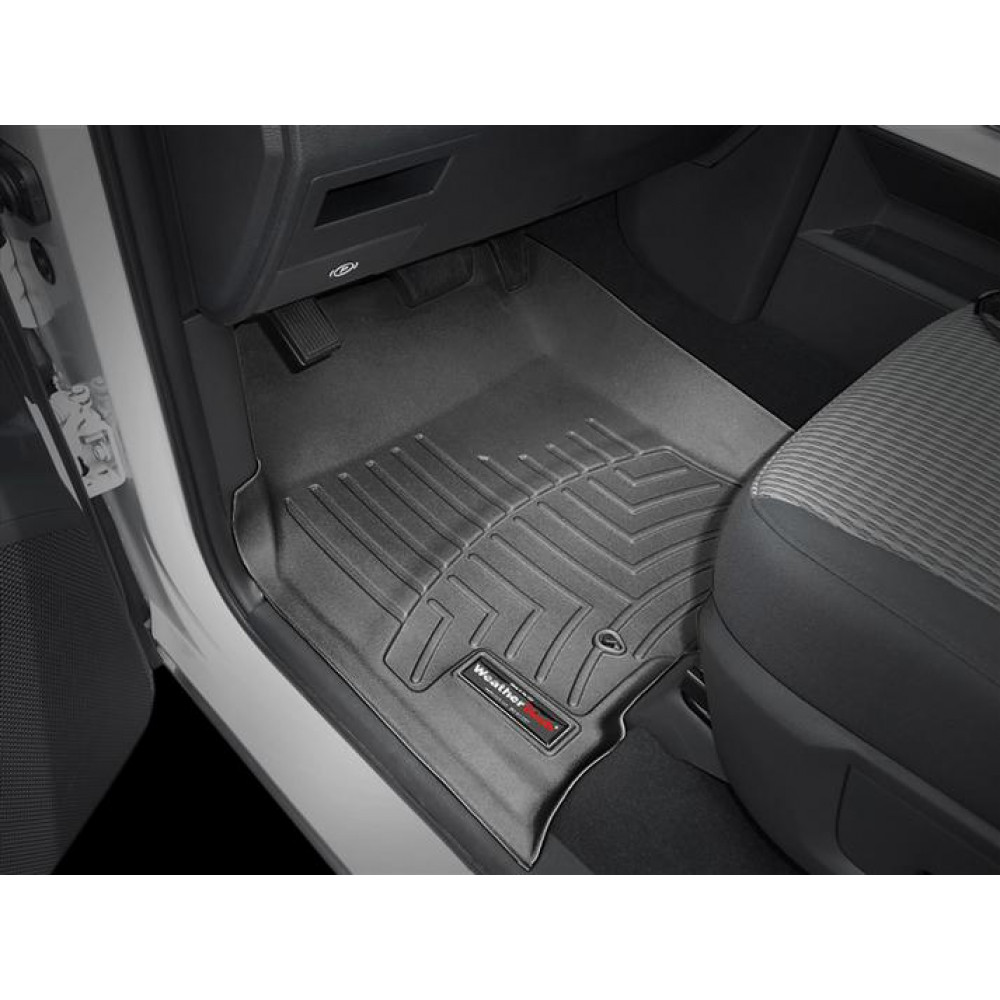 Auto paklāji melnie WEATHERTECH DODGE RAM 1500 QUAD CAB (2009-2012) FLOORLINER