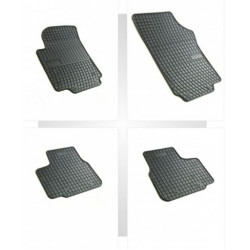 Car rubber floor mats black SKODA CITIGO (2011-...) NEGRO