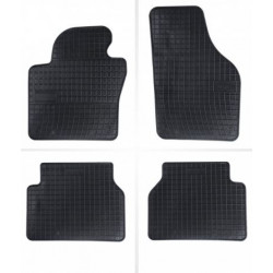 Car rubber floor mats black VW TIGUAN (2007-...) NEGRO