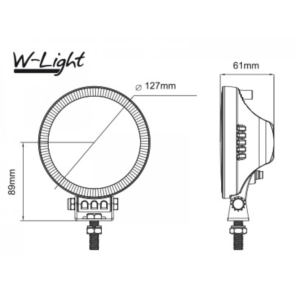 LED tālās gaismas lukturis W-LIGHT *NEPTUNE 1* 1605-NS3815