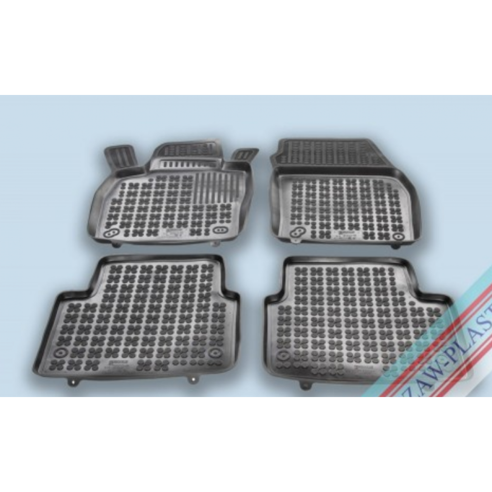 Car rubber floor mats black SKODA SCALA (2019-...) 200215