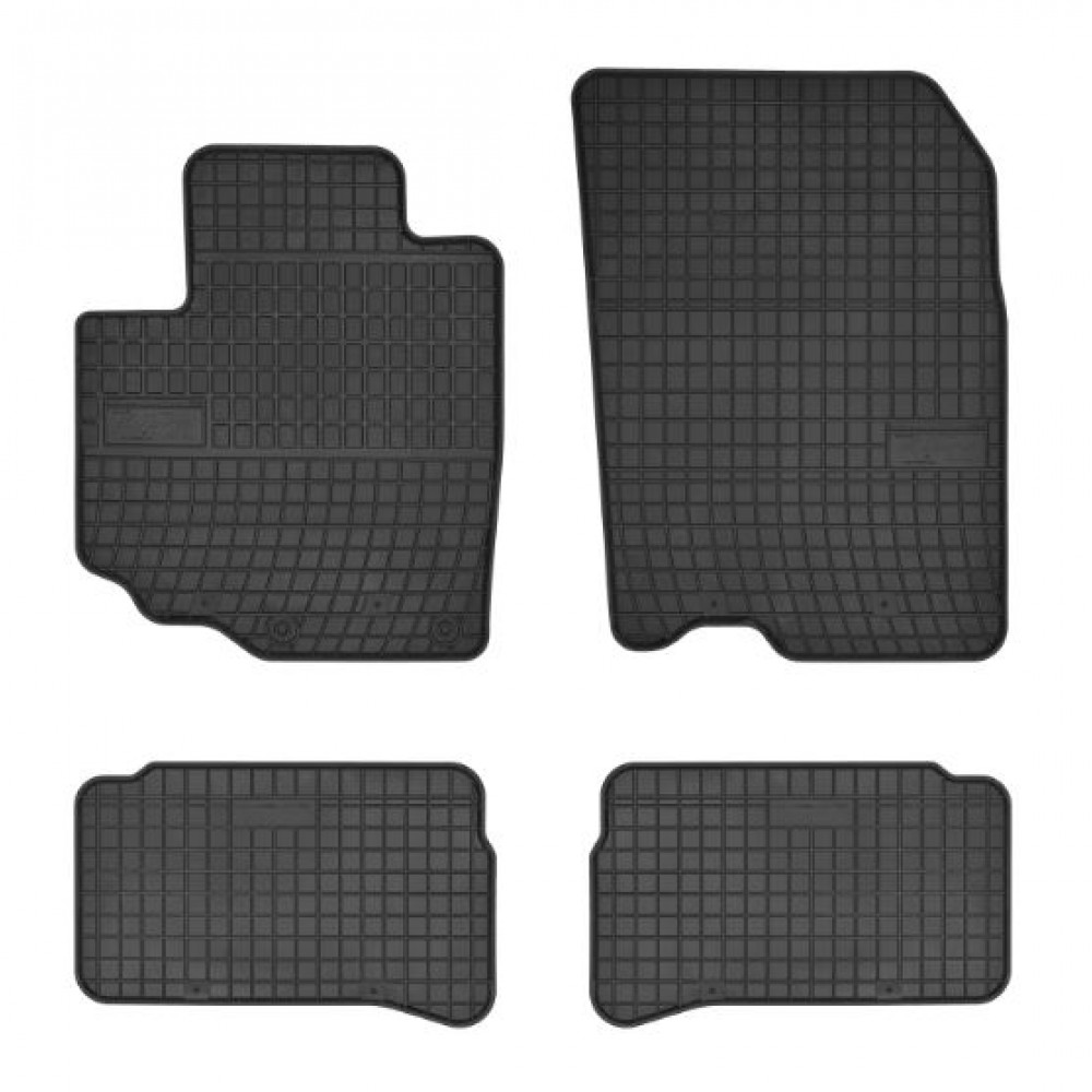 Car rubber floor mats black SUZUKI VITARA (2014-...) NEGRO