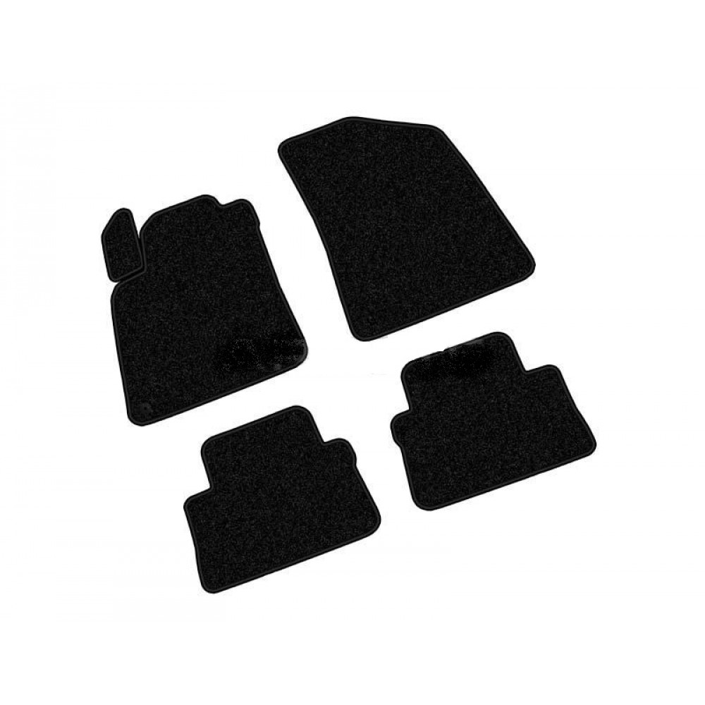 Car textile mats black PEUGEOT 508 (2011-...) LUXE