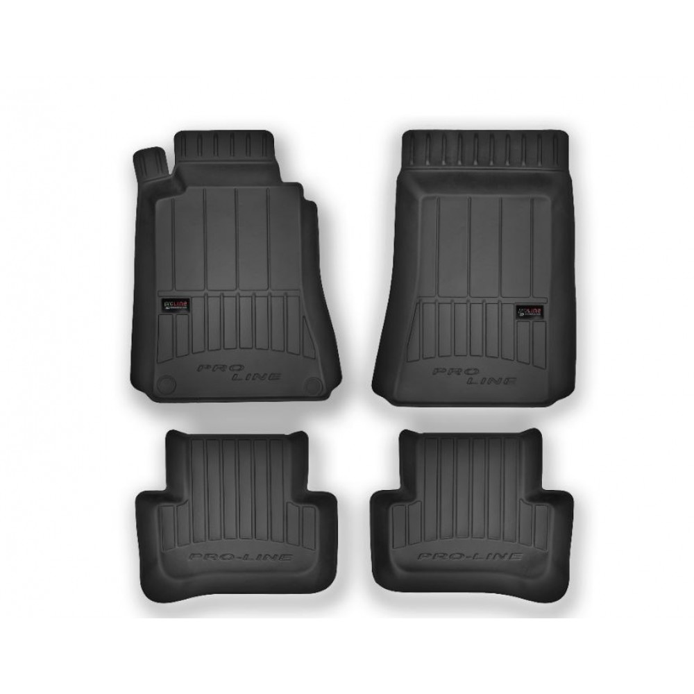 Car rubber floor mats black MB C-Class W203 (2000-2007) 3D FROGUM