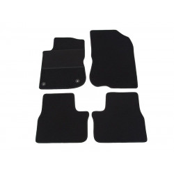 Car textile mats black PEUGEOT 208 (2012-...) ELEGANT