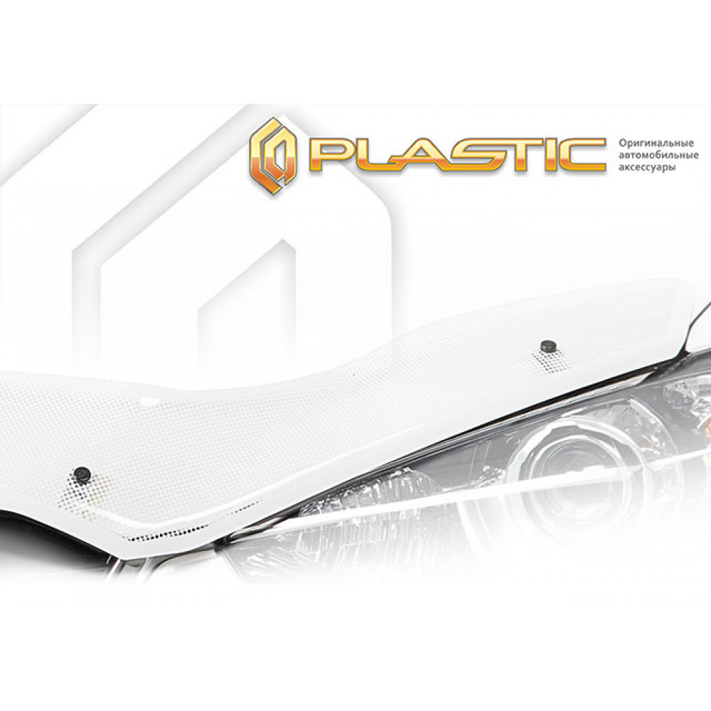 Hood deflector SLKGR-white VOLKSWAGEN T5 (2009-2015) CA-PLASTIC