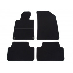 Car textile mats black PEUGEOT 508 (2011-2018) ELEGANT