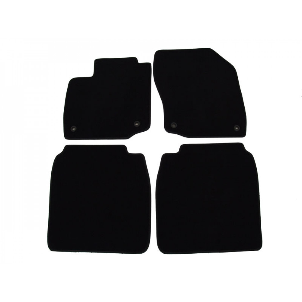 Car textile mats black HONDA CIVIC HB/Tourer (2012-2017) LUXUS