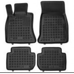 Car rubber floor mats black KIA STINGER (2017-...) 201023