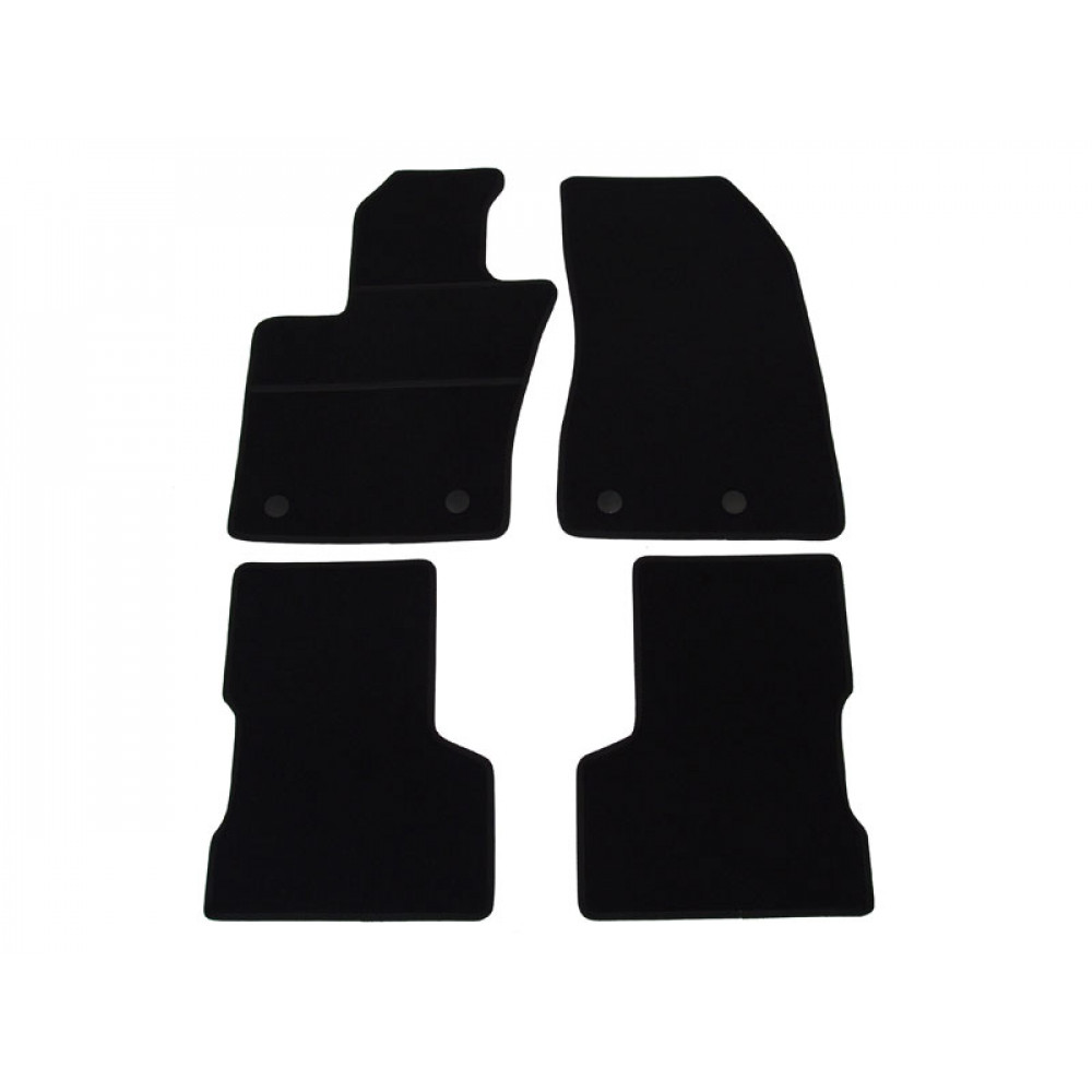 Car textile mats black JEEP RENEGADE (2014-...) ELEGANT