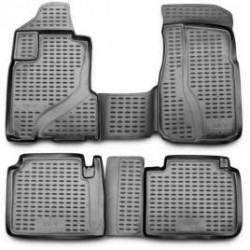 Car rubber floor mats black NOVLINE HONDA CR-V (2002-2006)