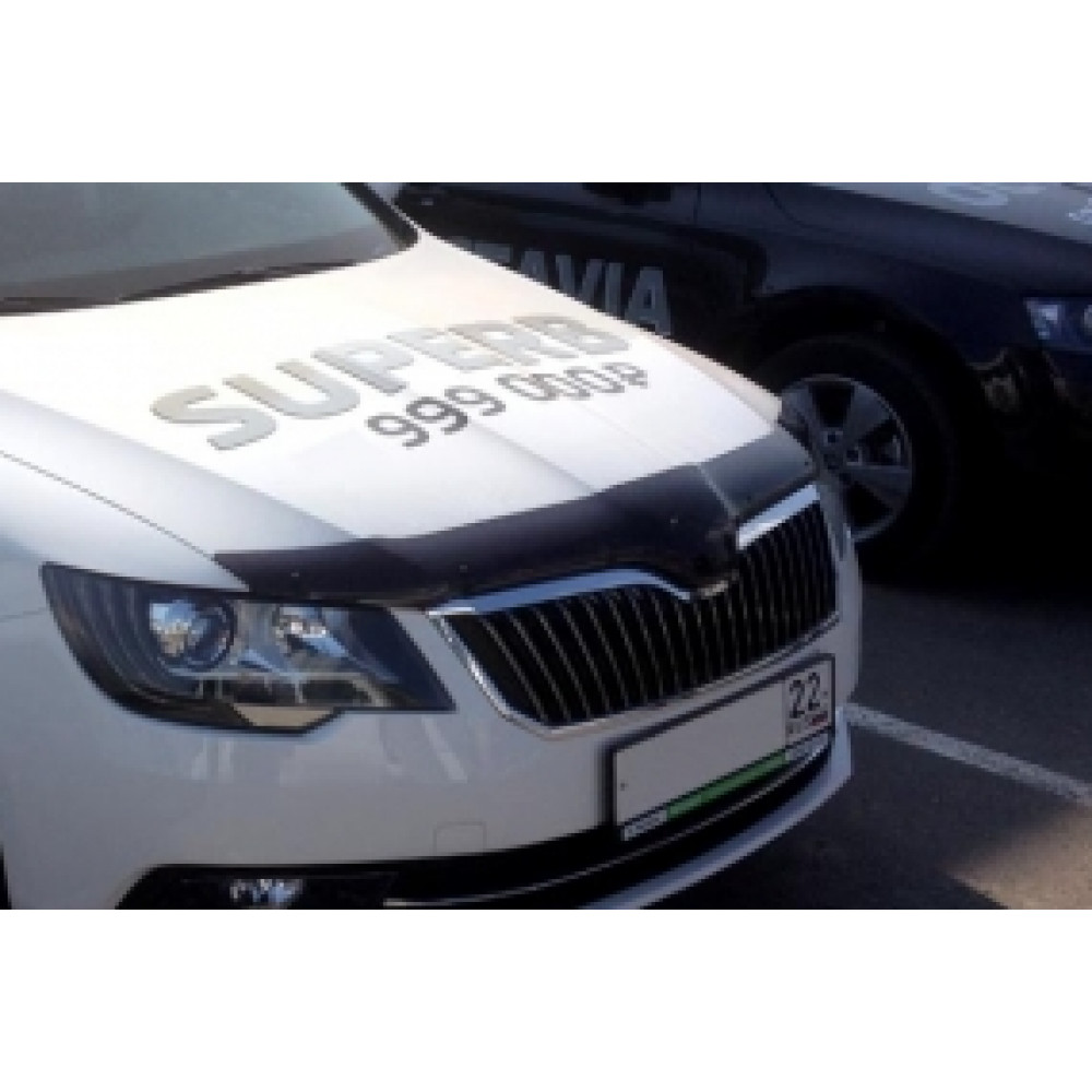 Kapota deflektors melnais SKODA SUPERB II (2013-2015) SIM