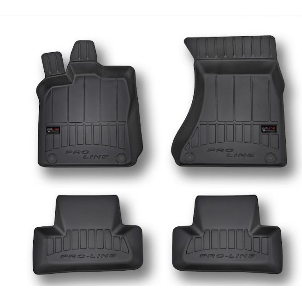 Car rubber floor mats black AUDI Q5 (2008-2017) 3D FROGUM