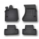 Car rubber floor mats black AUDI Q5 (2008-2017) 3D FROGUM