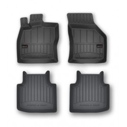 Car rubber floor mats black SKODA SUPERB III (2015-...) 3D FROGUM