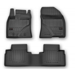 Car rubber floor mats black TOYOTA AVENSIS III (2009-...) 3D FROGUM