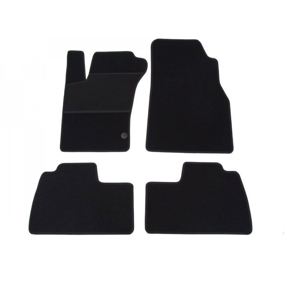 Car textile mats black MB ML-class W163 (1997-2004) ECONOMIC (CR)