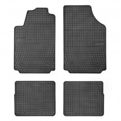 Car rubber floor mats black AUDI A2 (2000-2005) NEGRO