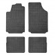 Car rubber floor mats black AUDI A2 (2000-2005) NEGRO