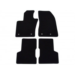 Car textile mats black JEEP RENEGADE (2014-...) LUXUS