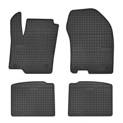 Car rubber floor mats black SUZUKI SX-4 II (2013-...) NEGRO