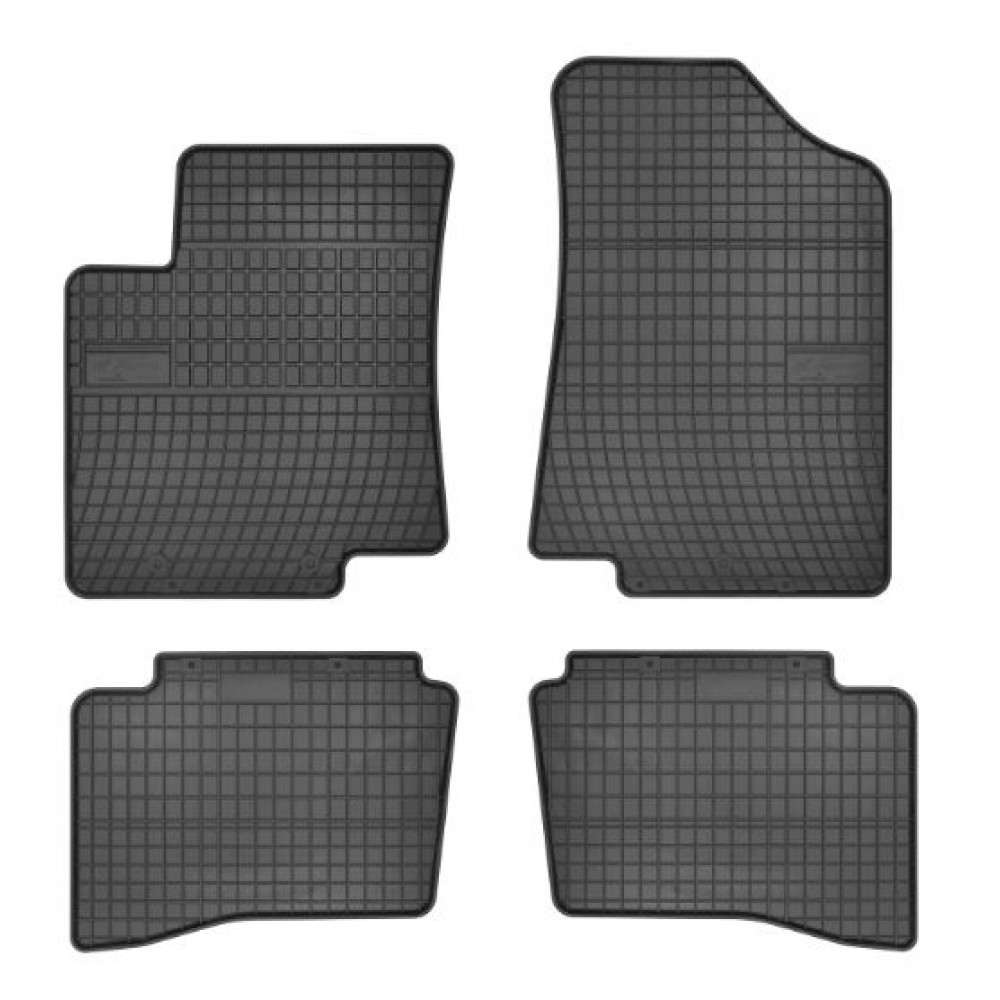 Car rubber floor mats black KIA RIO (2011-2017) NEGRO