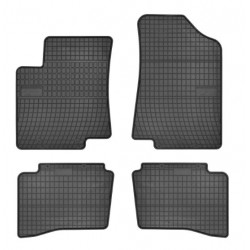 Car rubber floor mats black KIA RIO (2011-2017) NEGRO