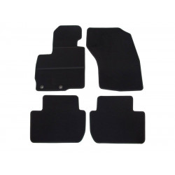 Car textile mats blackPEUGEOT 4007 (5s.)(2007-2012) ECONOMIC (CR)