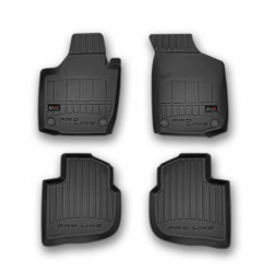 Car rubber floor mats black SKODA RAPID (2012-...) 3D FROGUM