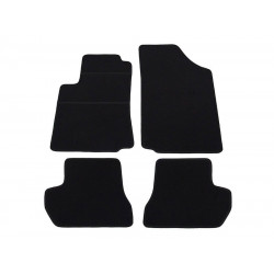 Car textile mats black CITROEN C2 (2002-2009) ECONOMIC