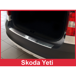 Chrome rear bumper pad SKODA YETI (2009-2012) 2/35245