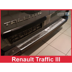 Chrome rear bumper pad RENAULT TRAFIC II 2014-... 2/35701