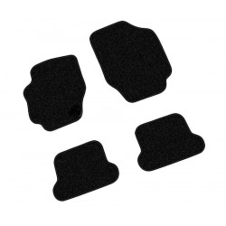 Car textile mats black PEUGEOT 307 CC (2003-2008) ECONOMIC