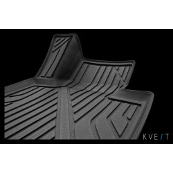 Car rubber floor mats black 3D KVEST MB GLC-class (2015-...)